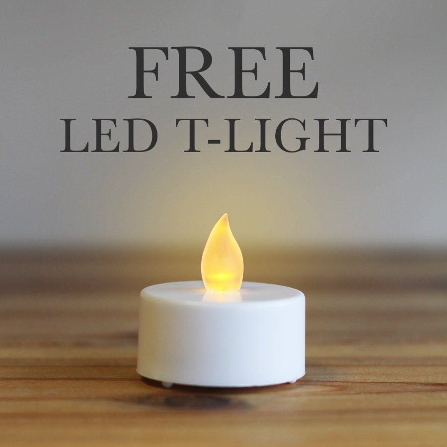 Dainty Grey House Tealight Holder - Party Seasons