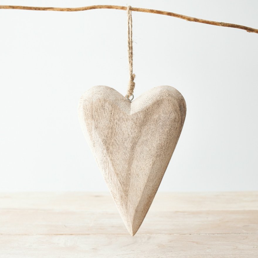 Large Rustic Hanging Heart - Party Seasons