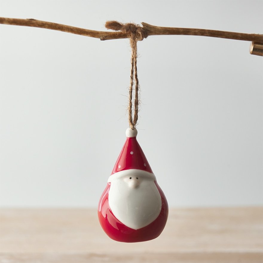 Red Plump Santa Gonk Hanger - Party Seasons