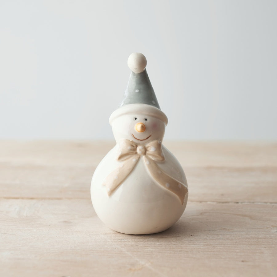 Snowman Ornament with Bow - Party Seasons